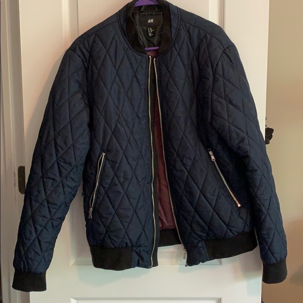 Navy Bomber Jacket